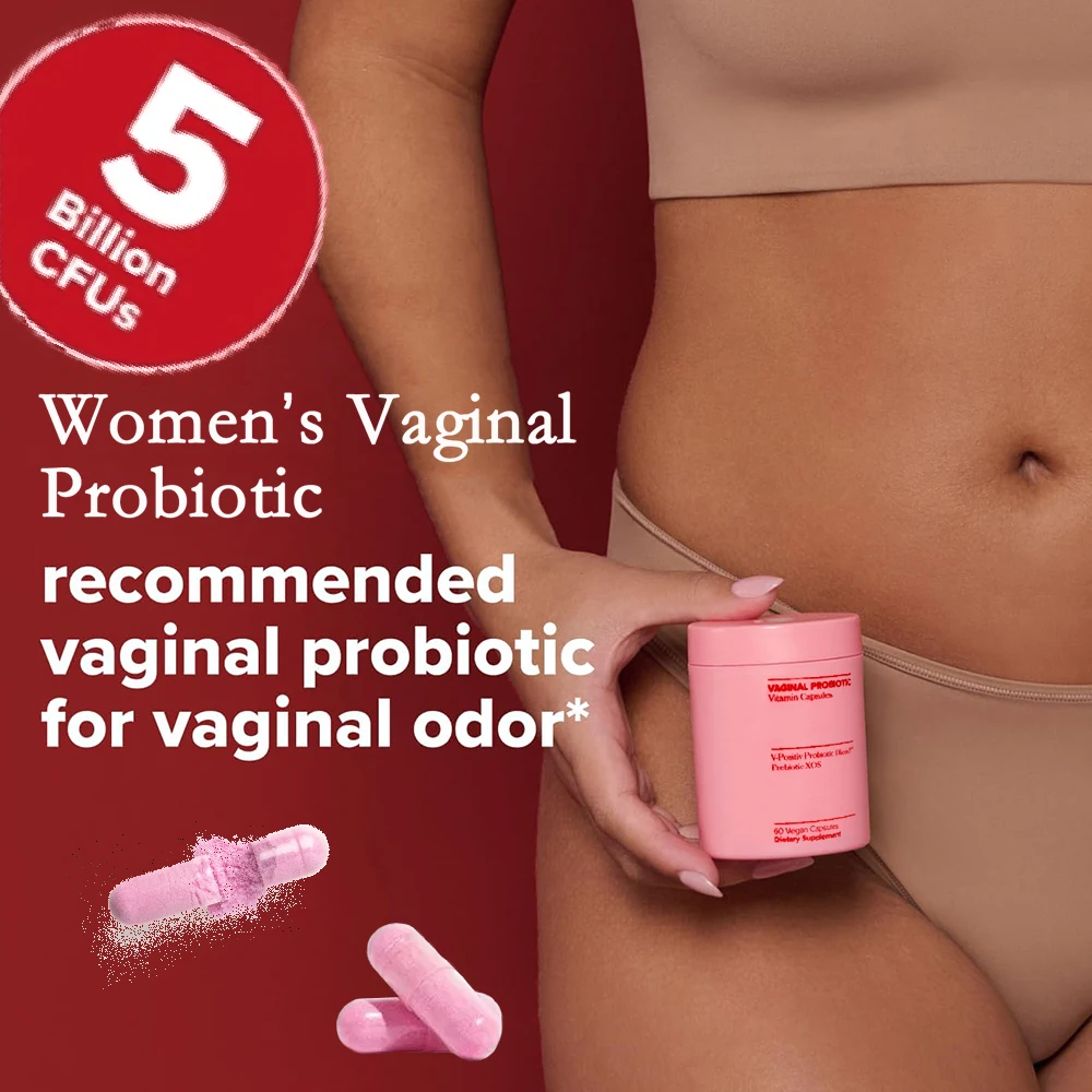 

Vaginal Probiotics Vitamin Capsules for Women pH Balance - Vaginal Health Supplement - Healthy Vaginal Odor & Vaginal Flora