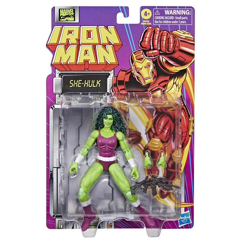 Hasbro Marvel Legends Series She-Hulk Iron Man Comics 16Cm Anime Original Action Figure Model Kit Toy Birthday Gift Collection