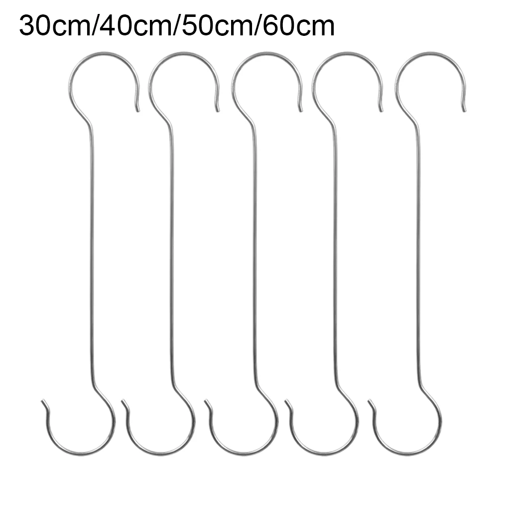 5pack lot Stainless Steel Metal Hooks For Multifunctional Solution Wide Application S Shaped Hooks