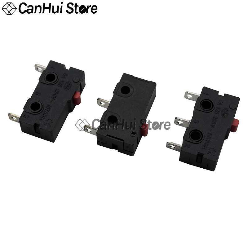 10szt 5A 125V250V KW12 Wyłącznik krańcowy podróży KW11-3Z-2 Z uchwytem 16mm Przycisk kontaktowy Mikroprzełącznik KW12-N 2Pin/3Pin KW12-A NO/NC — zdjęcie 6