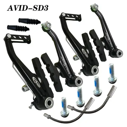 AVID SD3 자전거 V 브레이크 캘리퍼 알루미늄 합금 로드 바이크 브레이크 10.5cm 리니어 풀 V 브레이크 (MTB BMX 접이식 로드 바이크용) AVID SD3 자전거 V 브레이크 캘리퍼 알루미늄 합금 로드 바이크 브레이크 10.5cm 리니어 풀 V 브레이크 (MTB BMX 접이식 로드 바이크용)