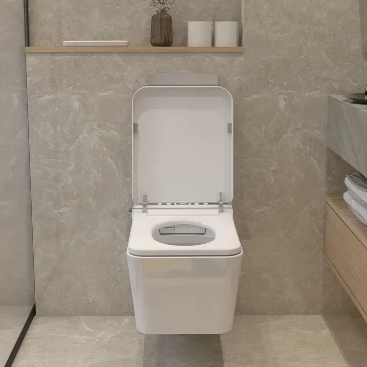 

z HANMEI Smart Hang Toilet App Control Smart Toilet Intelligent for Bathroom