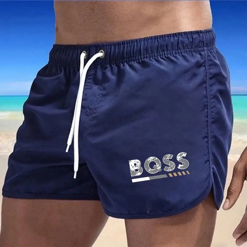 Men's essential beach Shortss for vacation and leisure, summer daily exercise, gym, fitness, boxing, running, cycling
