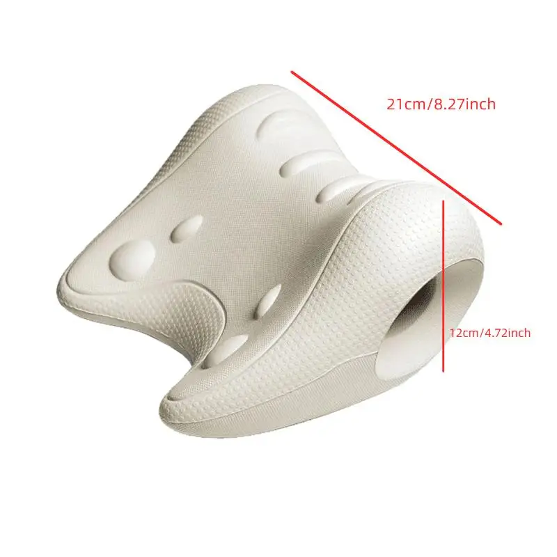 *1Pc C-Shaped Contour Fatigue Relaxation Neck Shoulder Relaxer Cervical Support Massage Pillow Multi-Purpose Acupressure Design - view 6
