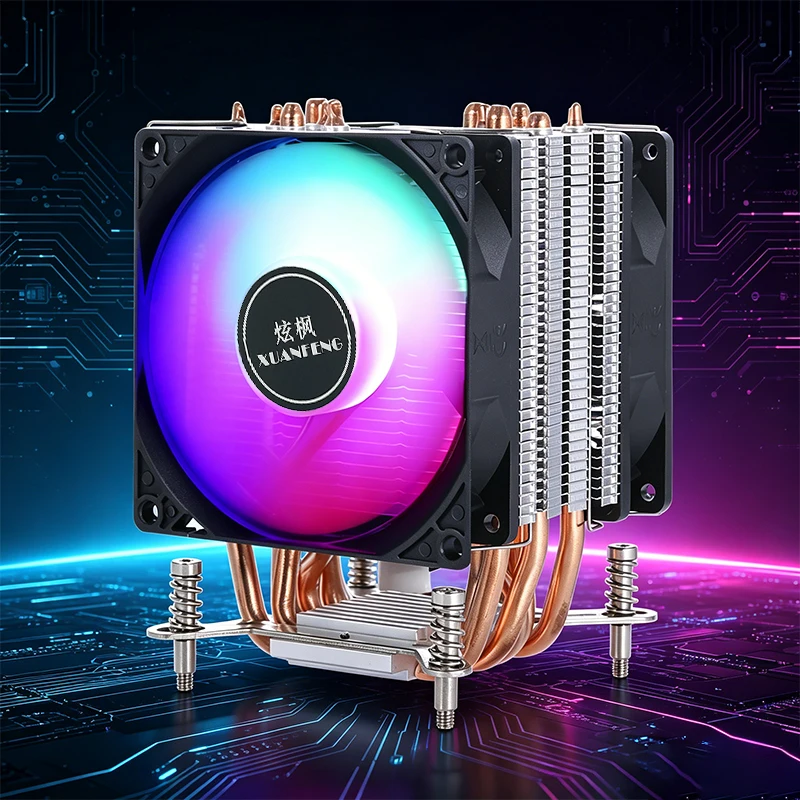 cooler-de-cpu-silencioso-com-estrutura-de-torre-Unica-2-4-6-heatpipes-ventoinha-de-resfriamento-compativel-com-processadores-intel-i3-i5-i7-i9-xeon-e5-2011