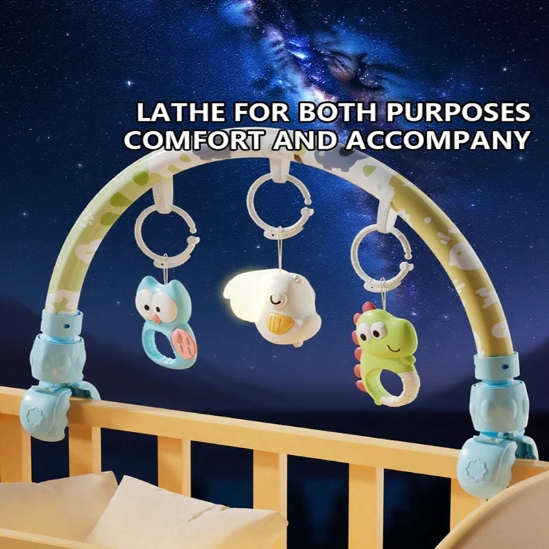 Baby Stroller Arch Toy: An active arch toy with play accessories, a sensory travel crib cradle toy.