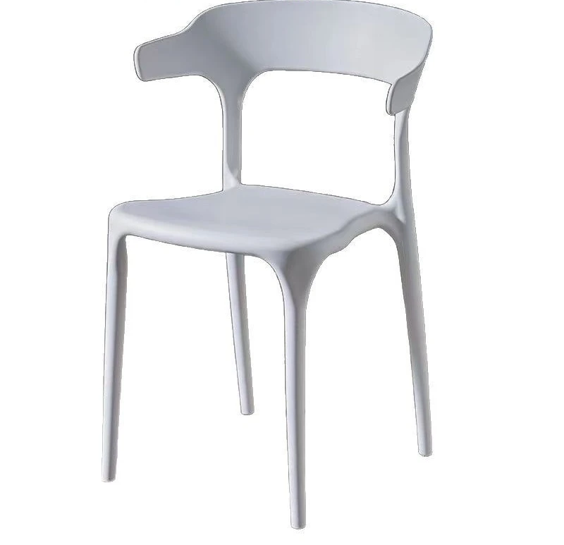 

Chair Nordic restaurant plastic backrest dining table stool commercial sedentary thickened household
