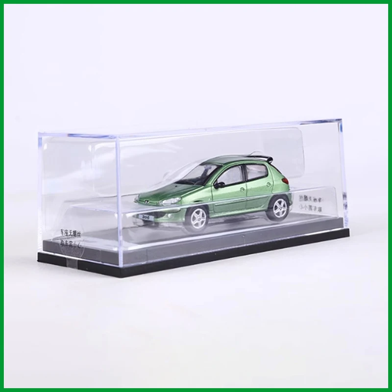 SHADOW 1:64 échelle Peug-206 5 portes alliage Simulation modèle de voiture Collection décoré cadeaux de vacances jouets Souvenir affichage statique
