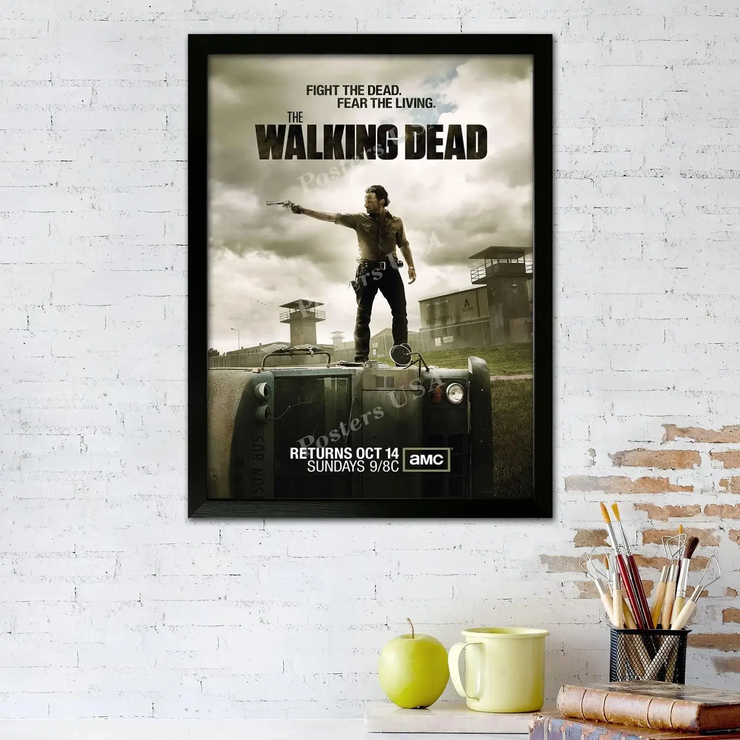 twd TV drama Poster Prints Wall Art Canvas Painting Poster For Modern Family Living Room Home Decor