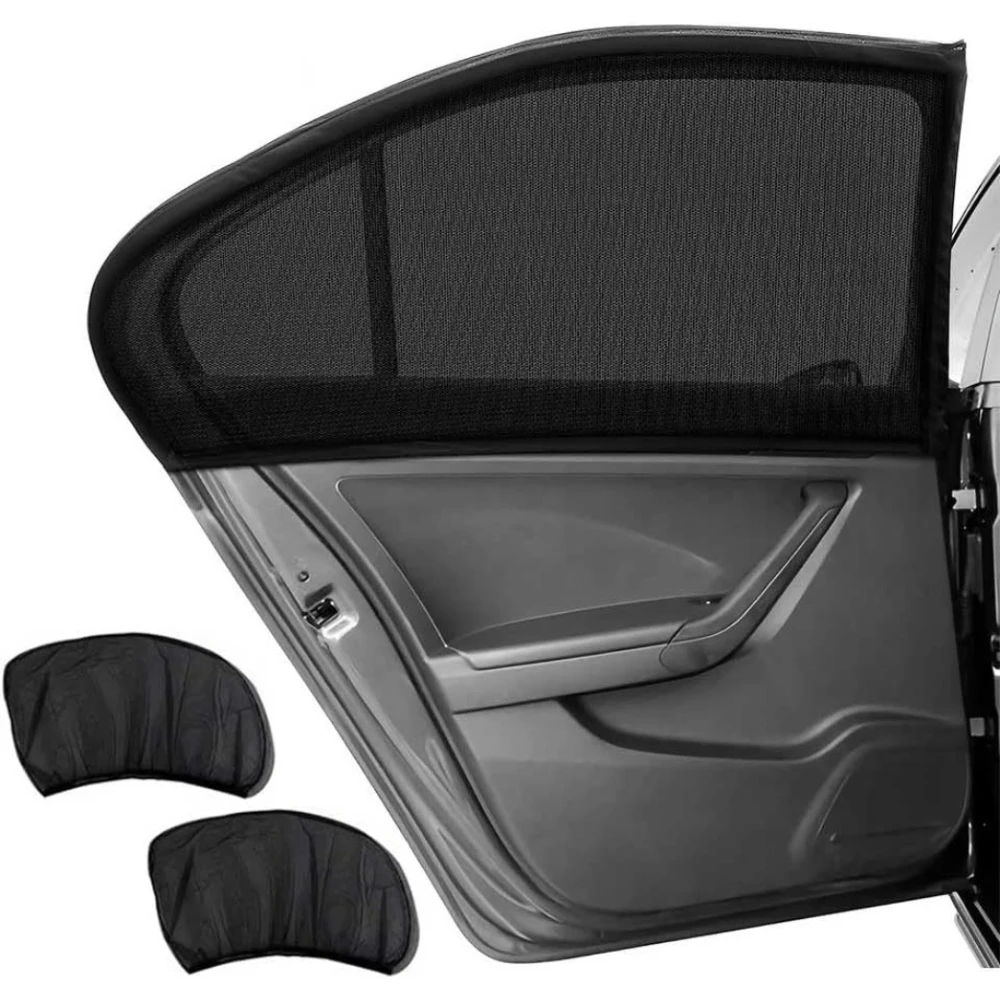 2pcs Children's Car Sunshades Rear Side Windows Block UV Rays Anti-Mosquito For Dacia Sandero 3/ Sandero Stepway 3 III 2021-2025