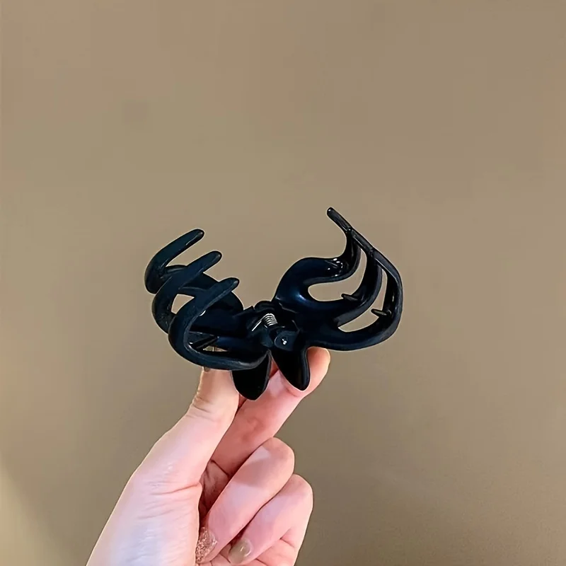 3.5cm Medium Pumpkin Small Claw Clip New Large Meatball Headpiece Hair Clip High Ponytail Fixed Artifact Princess Head Claw Clip