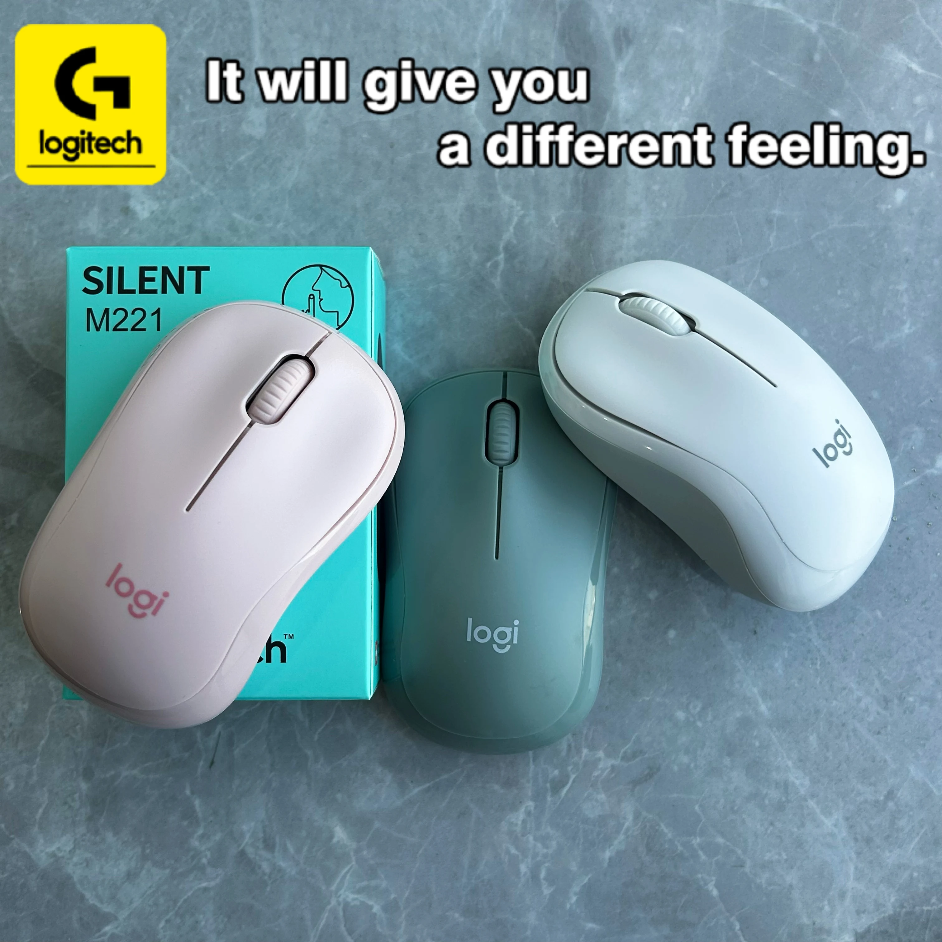 

[Limited-Time Offer] Logitech M221 Office Mouse, Dual-Mode Wireless, High Efficiency and Quiet Operation, Ergonomic Design