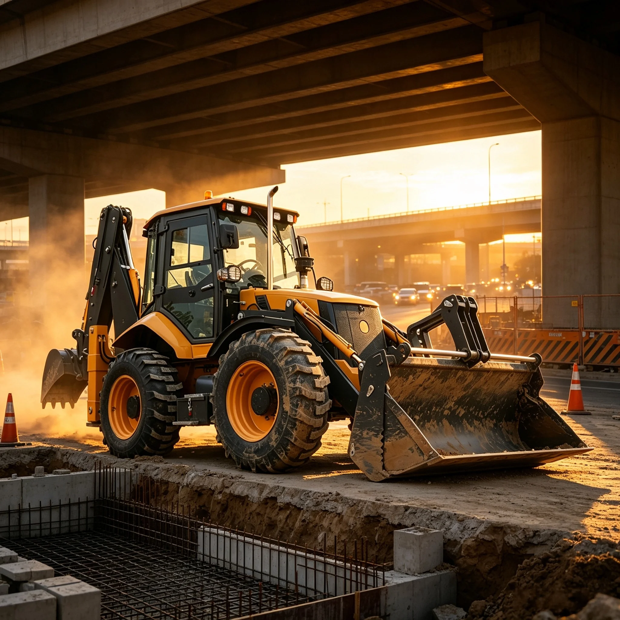Low Noise Oil-proof sealing ring skidsteer backhoe loader track loader backhoe mini backhoe loader tractor