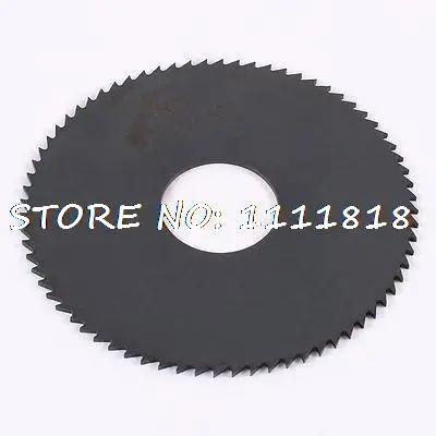 

75mm x 1.2mm x 22mm Milling Cutter HSS 72T Slitting Saw Blade Black