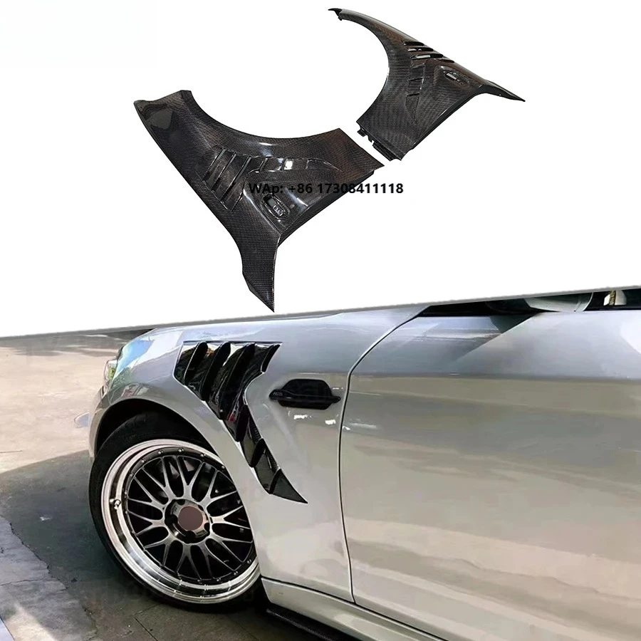 

Real Carbon Fiber Side Fender Flares Body Kits for M2 M2C F87 2016-2021 Front Fenders Car Accessories