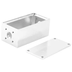 Caja de blindaje de carcasa de aluminio CNC, caja de Metal a prueba de interferencias