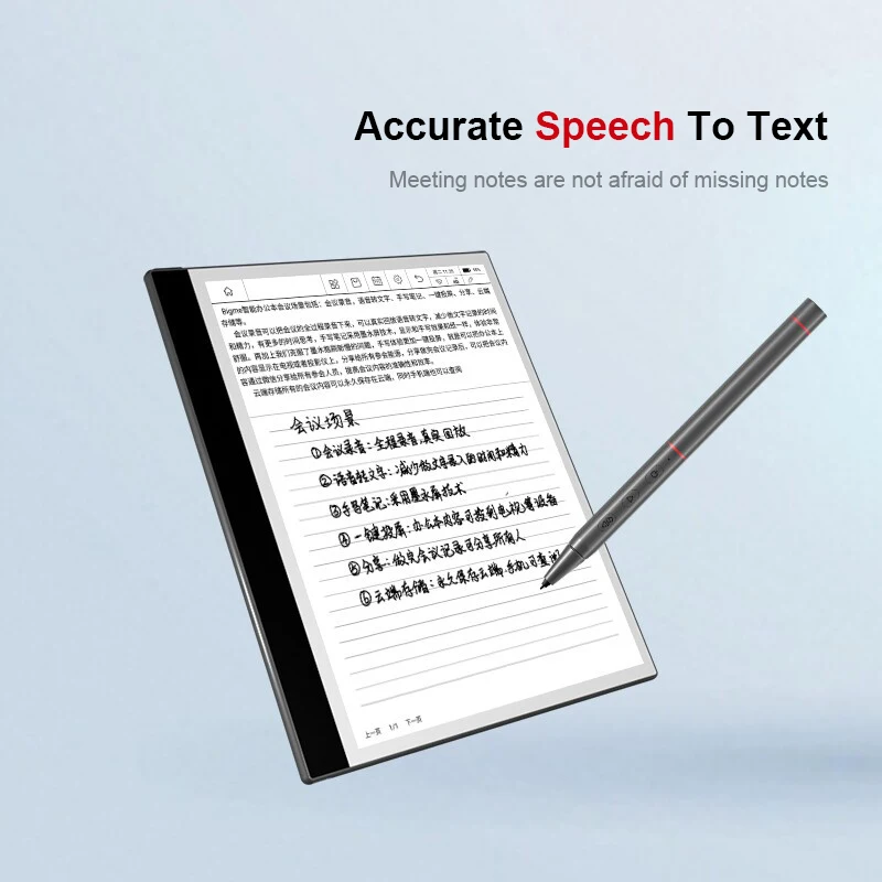 10.3 Inch Ink Screen E-book Reader Handwritten Notepad Electronic Meeting Minutes Smart Notebook Android Tablet PC