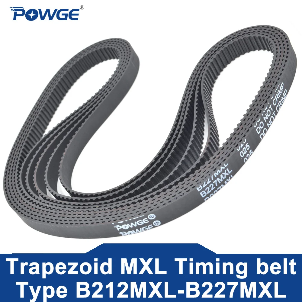 

POWGE 5PCS MXL Timing belt B212 B213 B214 B215 B216 B217 B218 B219 B220 B221 B222 B223 B224 B225 B226 B227 Width 3-20mm Rubber