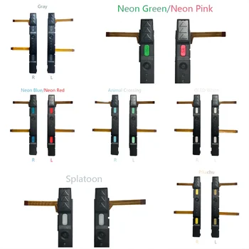 10pairs Joycon oled controller repair module slider rail SL SR with button and Flex cable for Switch