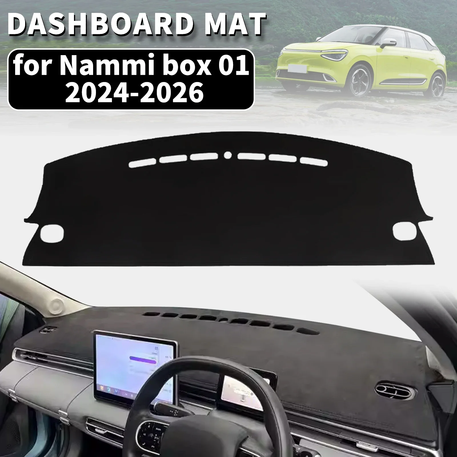 

for Dongfeng Nammi Box 01 2024-2026 Anti-UV Sun Shade Dashboard Cover Dash Mat Car Styling Protector Sunshade Carpet Pad Vehicle