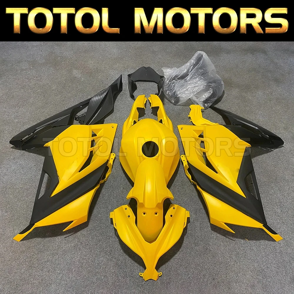 Motorcycle Fairings Kit Fit BodyWork FOR NINJA 300 2013 2014 2015 2016 2017 2018 EX300 Matte Yellow Black