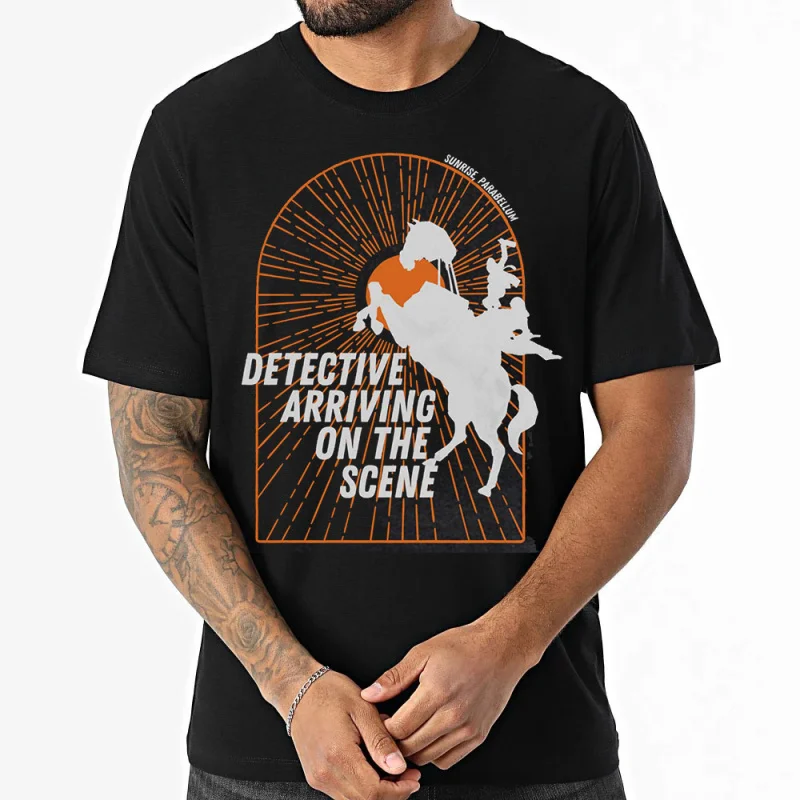 Kim Kitsuragi Indie Game Quotes Retro Gift T shirt for Music fans All size Top Disco Elysium Graphic Clothes RPG videogame Print