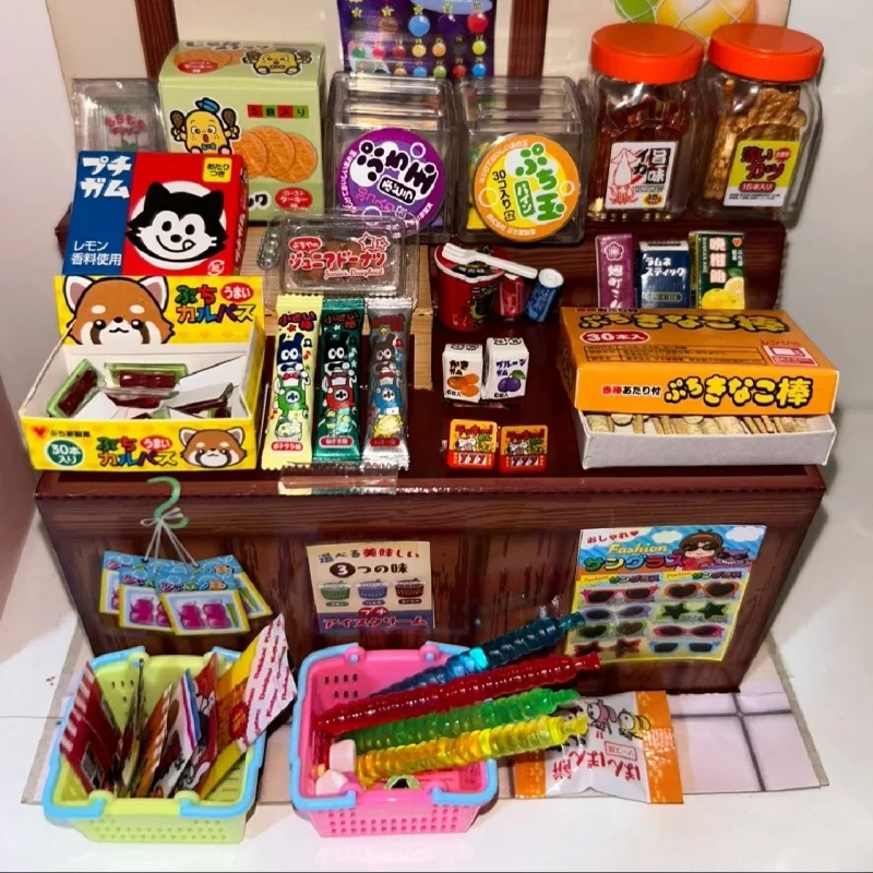 إعادة النقل ريترو ديم سوم كاندي مخزن مشهد مصغر نموذج لطيف هدية لعبة تحصيل شخصيات العمل العصرية عرض لعشاق #2