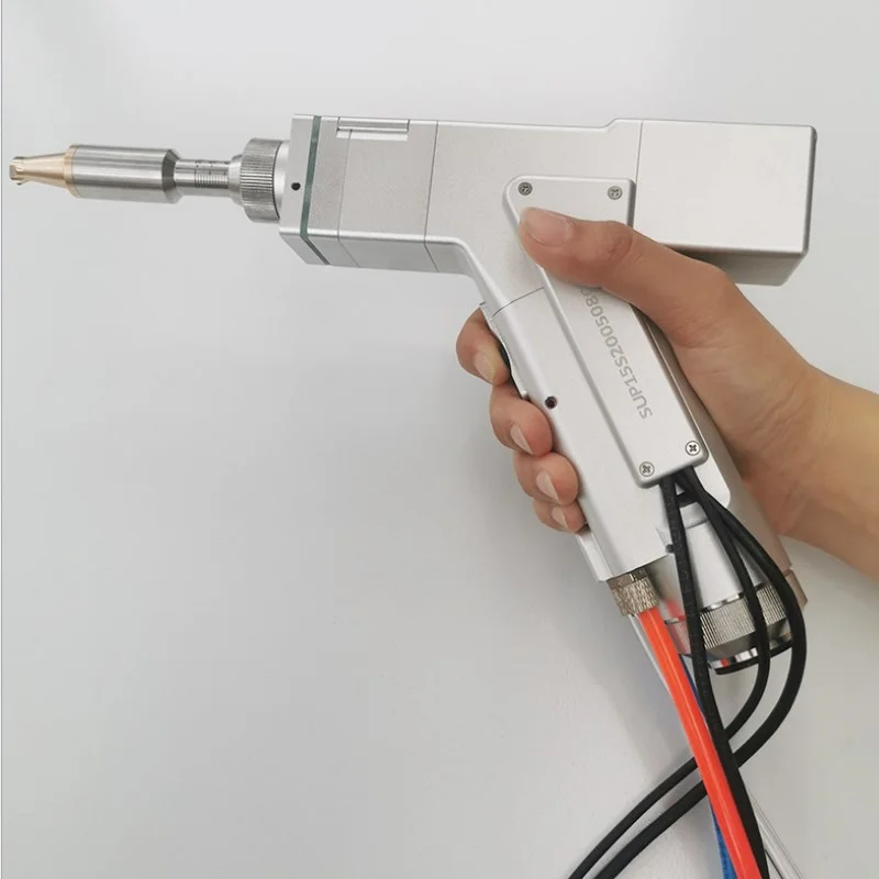 New Arrival Portable Handheld Fiber Laser Welding Gun Soldering Cutting Iron Welding Machine Parts Welder Gun Head