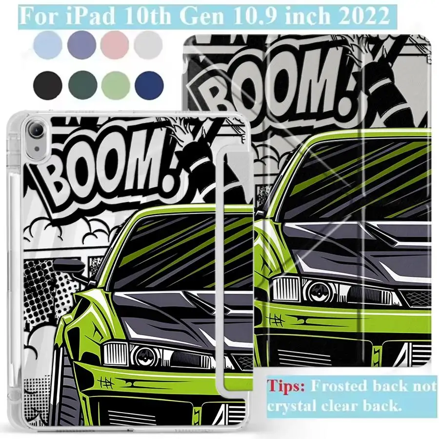 

Performance Cars Holder Cover Tablet Case For iPad Pro 10th 9th 8th Mini 6 7 Air M3 M4 M2 Air 1 2 4 5 Pro 11th 7th