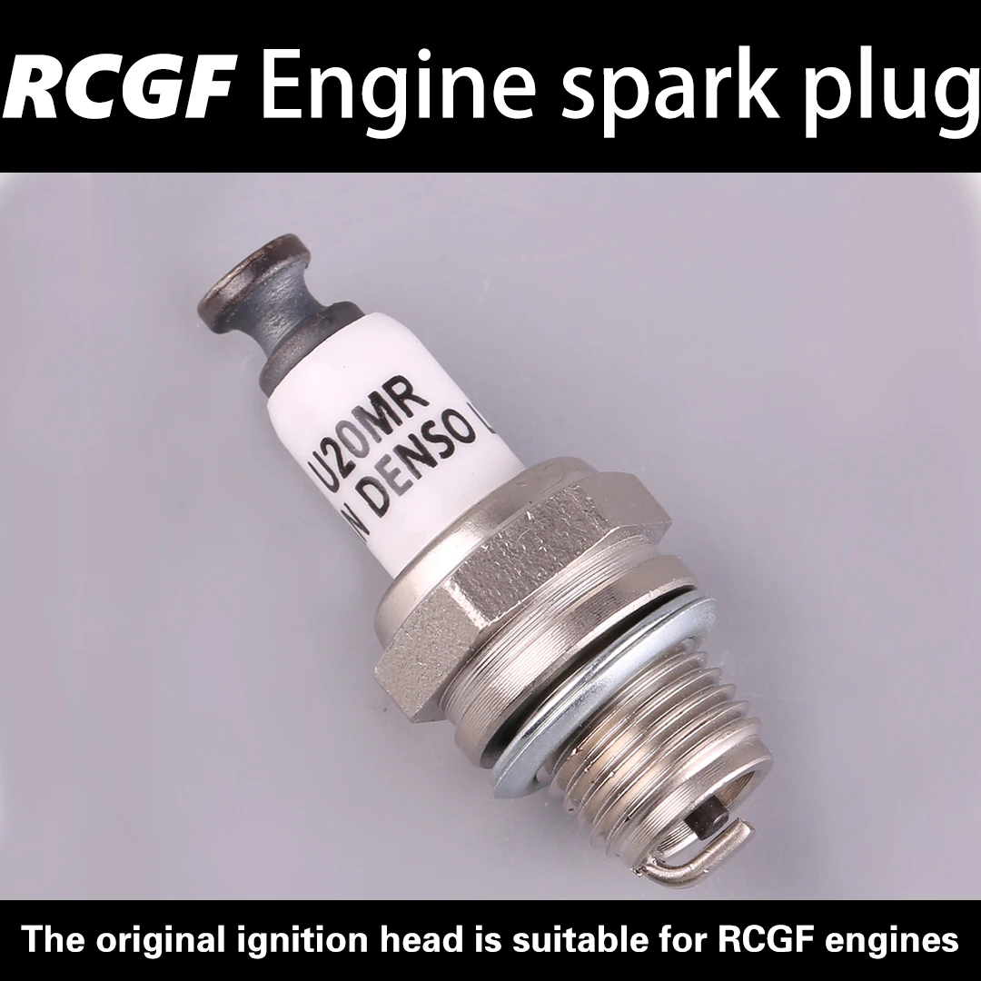 New RCGF Gasoline Engine Original Spark Plug U20MR Flame Head Suitable For Aircraft Models With Fixed Wings