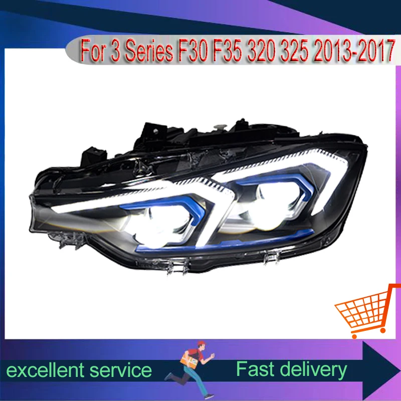 

New Style Car Headlight For BMW 3 Series F30 F35 320 325 2013-2017 Assembly Front Lamp Modified LED DRL Automotive Accessories