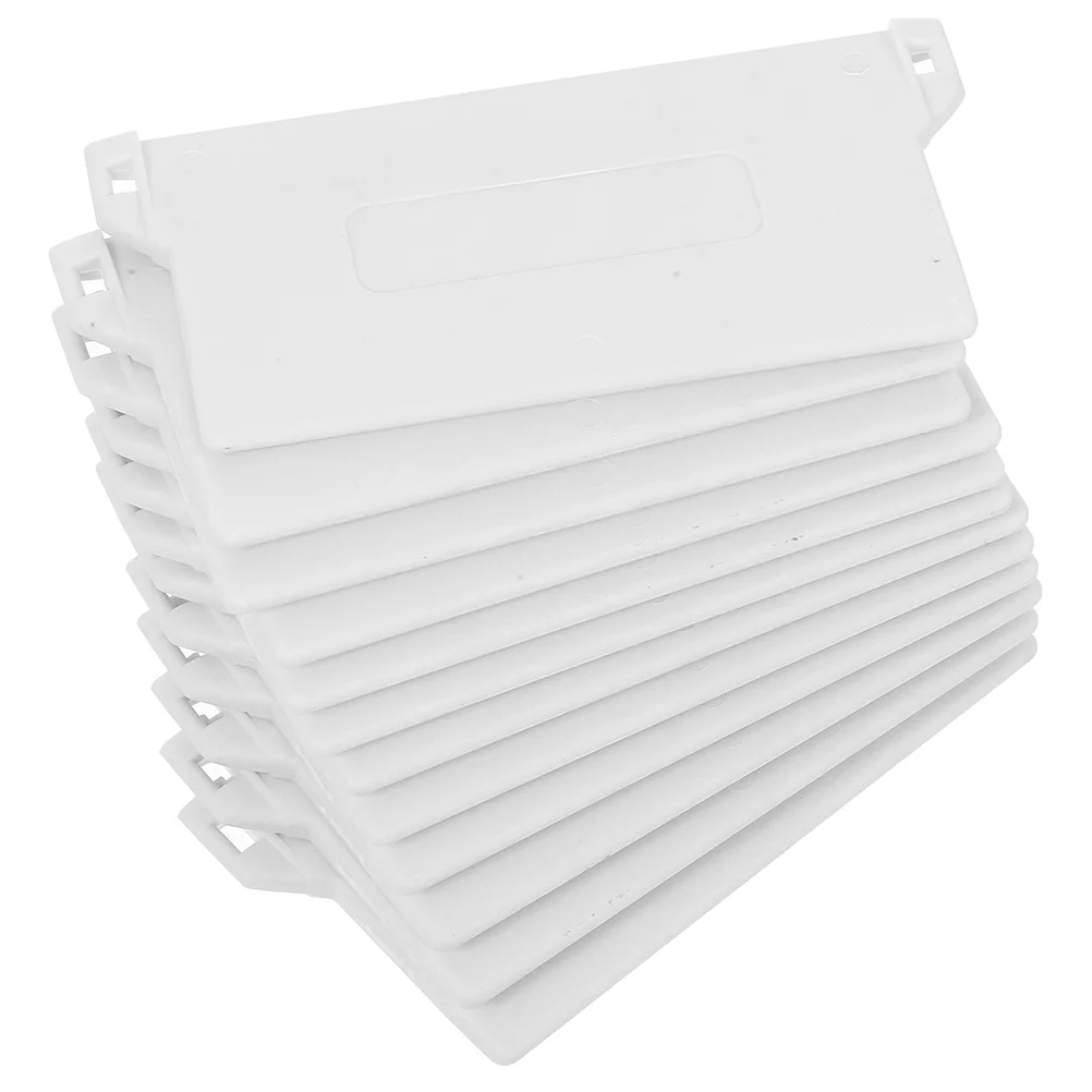 Barras Inferiores De PVC Para Persianas De Reparação, Slats Verticais, Acessórios De Reparação, 950x500x30cm, 20 Pcs