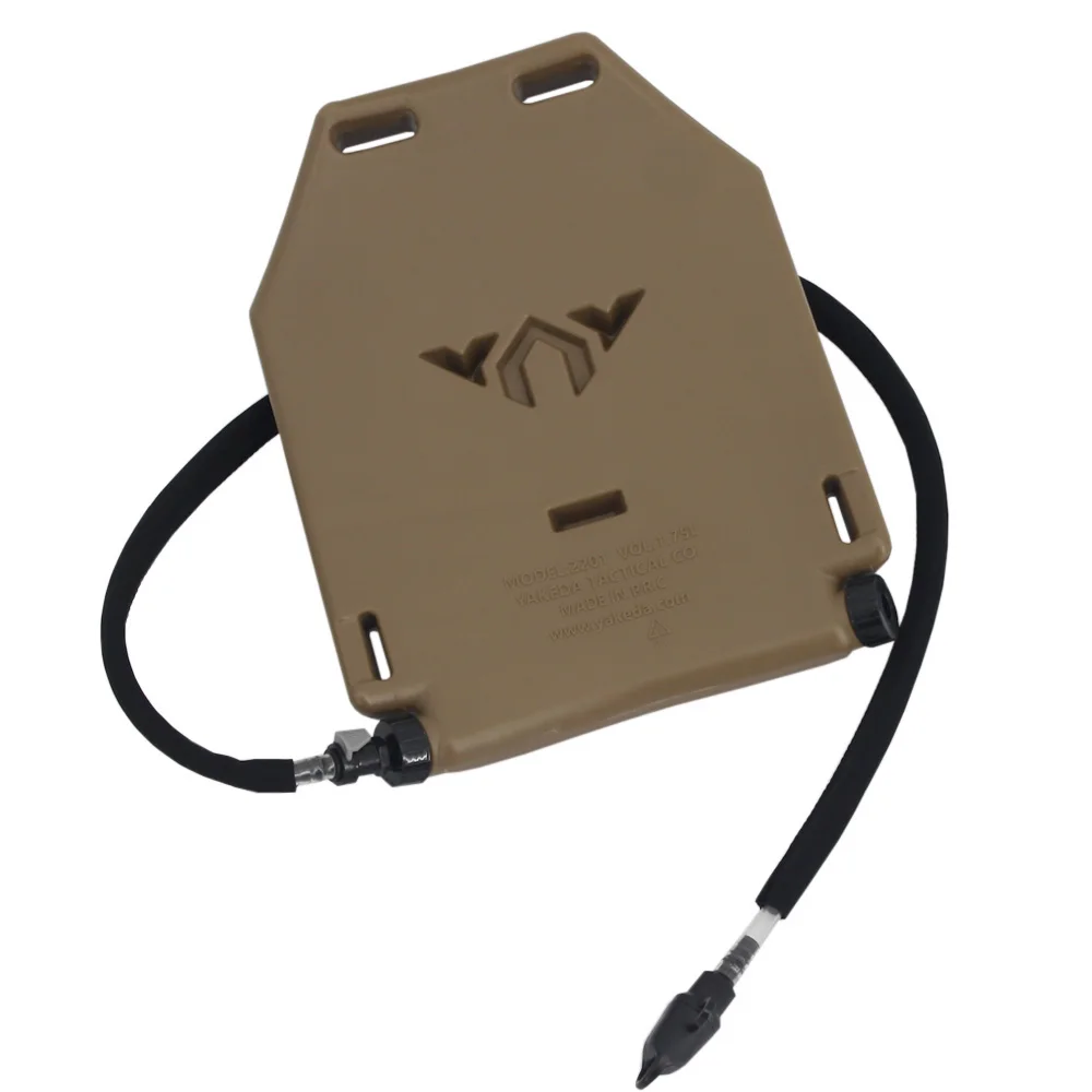 1.75L Plate Cut Hydrogen Storage Hydration Case Water Panel For Molle Combat Assault Plate Carrier JPC CPC AVS Tactical Vest