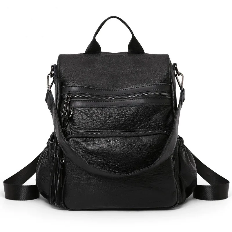 European / American Fashion High-quality Top Layer Vegetable Tanned Cowhide Backpack Casual Versatile New Retro Fashion Backpack