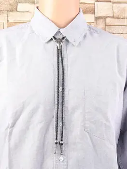 可調式牛頭五星西部牛仔領帶牛仔競技舞蹈領帶仿皮吊墜項鍊 10 最佳銷售 星形領帶 - №2