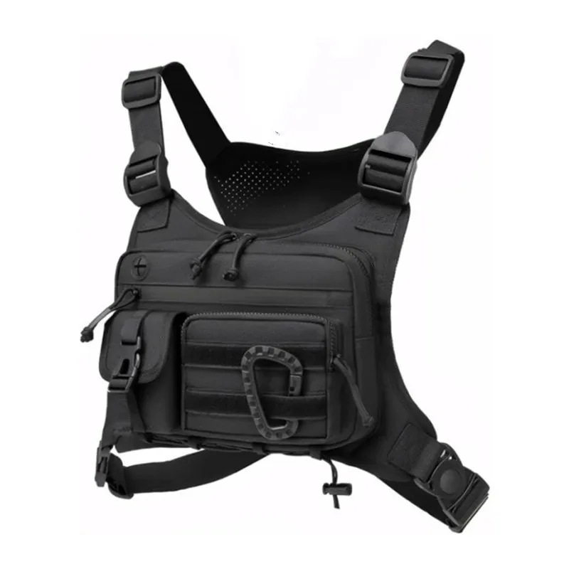 APJ610 Oxford Cloth Kit Chest Storage Tool Breast Bag Convenient Camouflage Men's Breast Bag 27 * 17 * 5cm