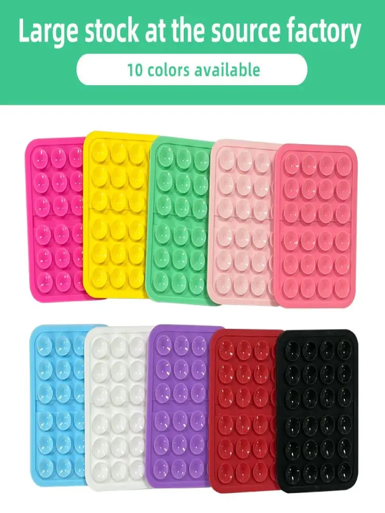 

Silicone Suction Phone Case Adhesive Mount Hands-free, strong-grip stand for selfies and videos Content Creation