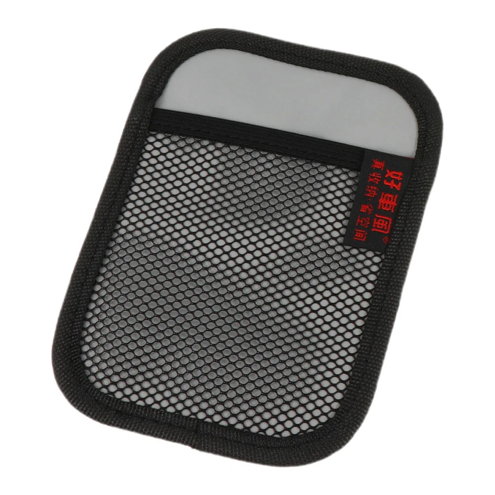 

s Car Cell Phone Storage Bag ganizer Console Net Holder Grey Pouch Material Multifunctional Design Car Accessories