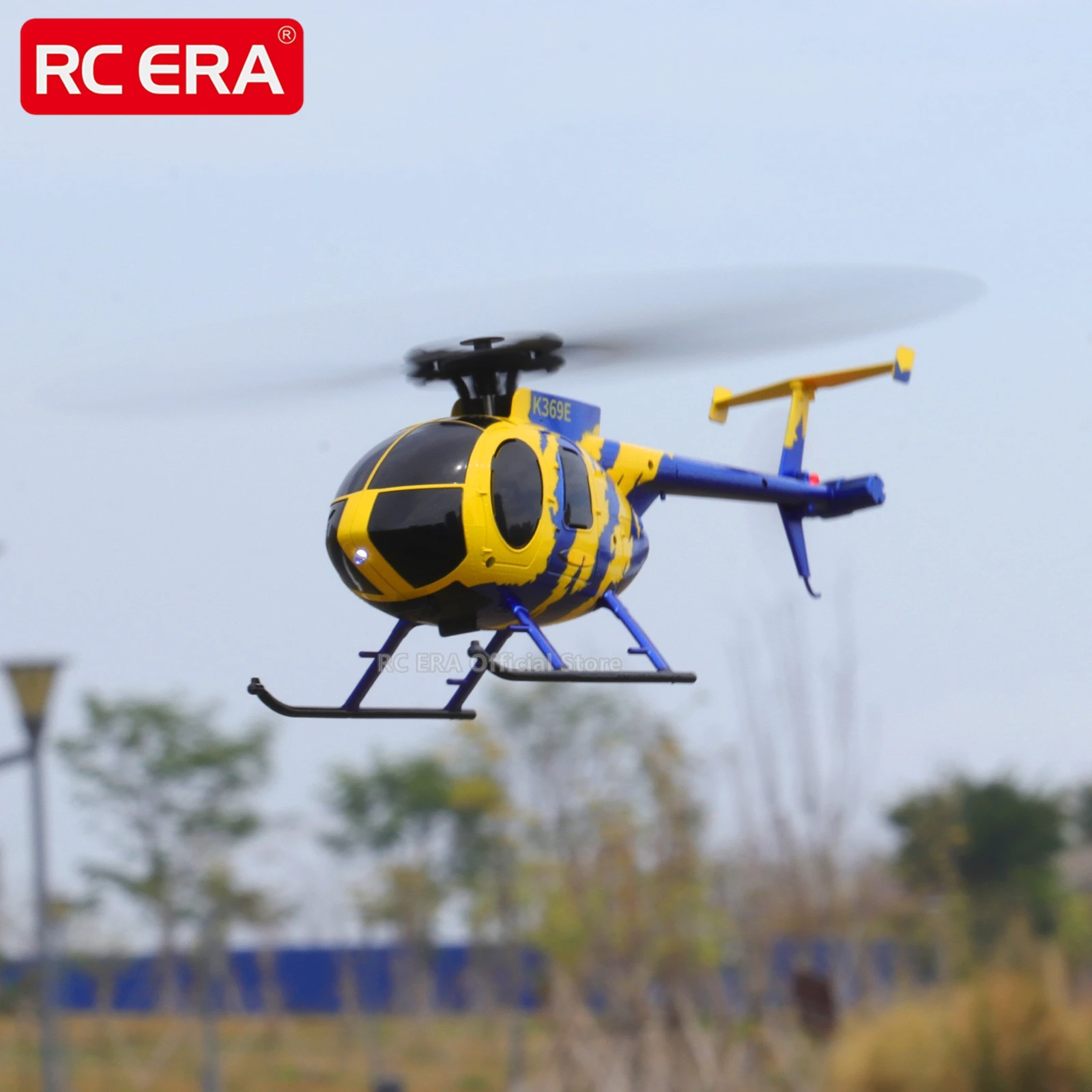 RC ERA C184 Mini MD500 Helicóptero estabilizado giroscópico de tamaño 100 con sensor de flujo óptico 4CH RC Avión para adultos