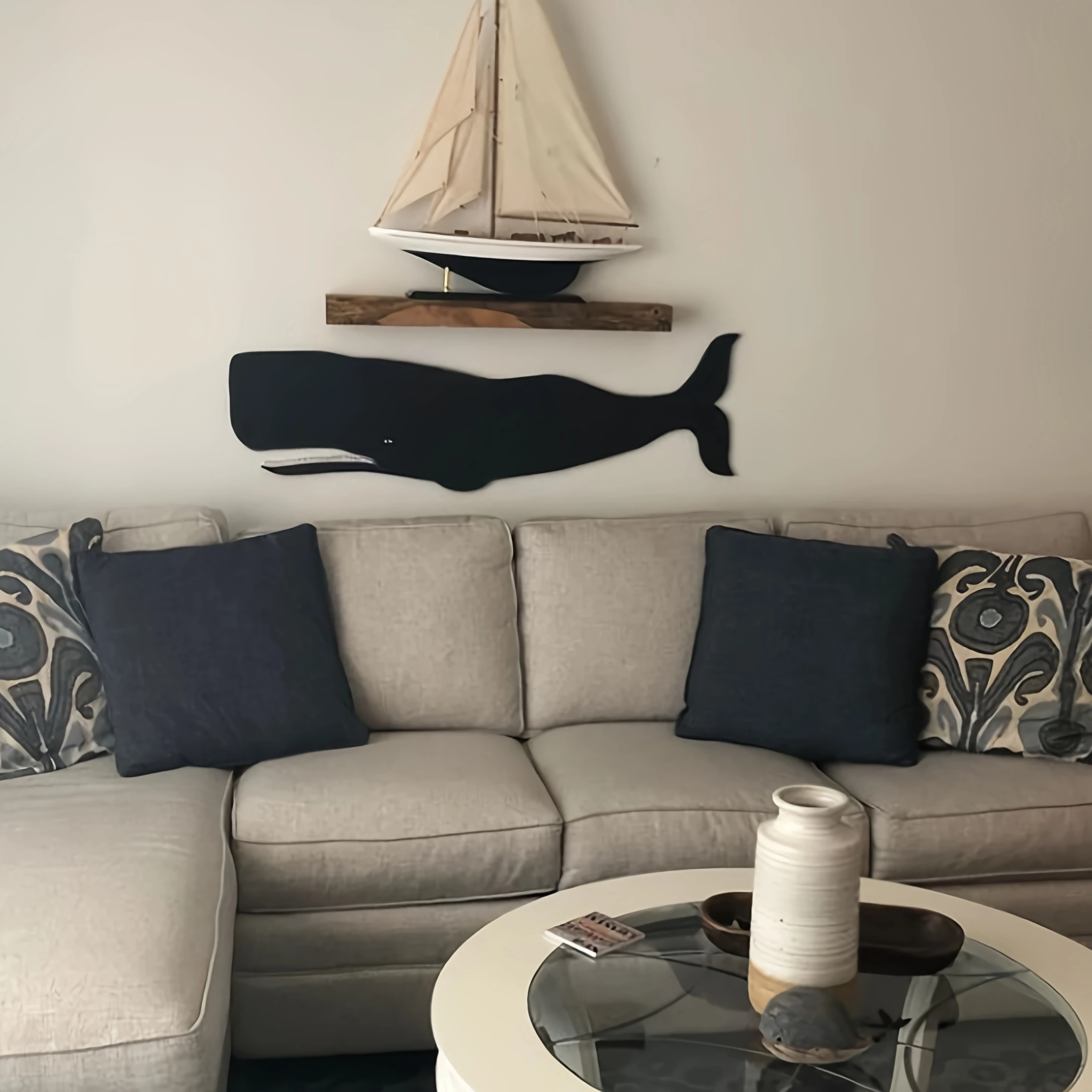 1 pçs de madeira retro baleia  - Interior Design Bali avaliação e preço