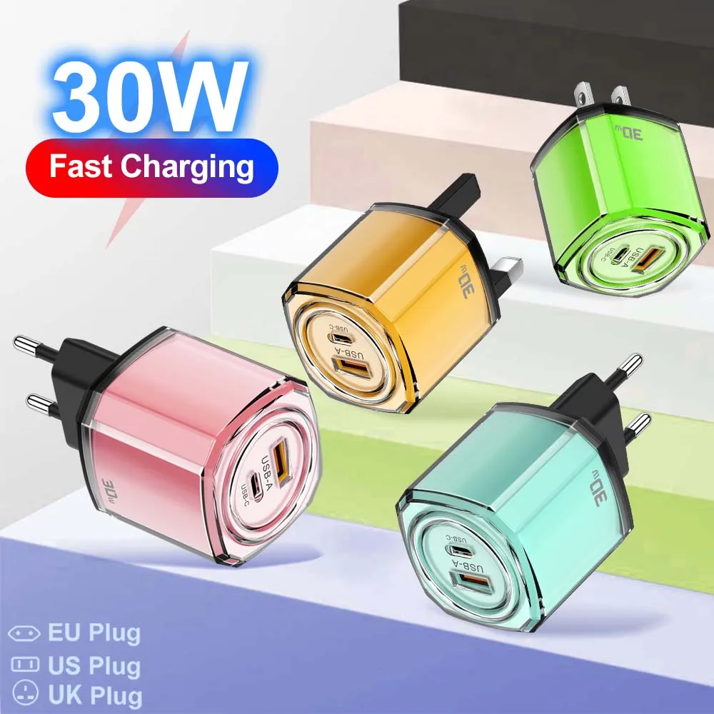 30W 2Ports Usb+Pd C… - image