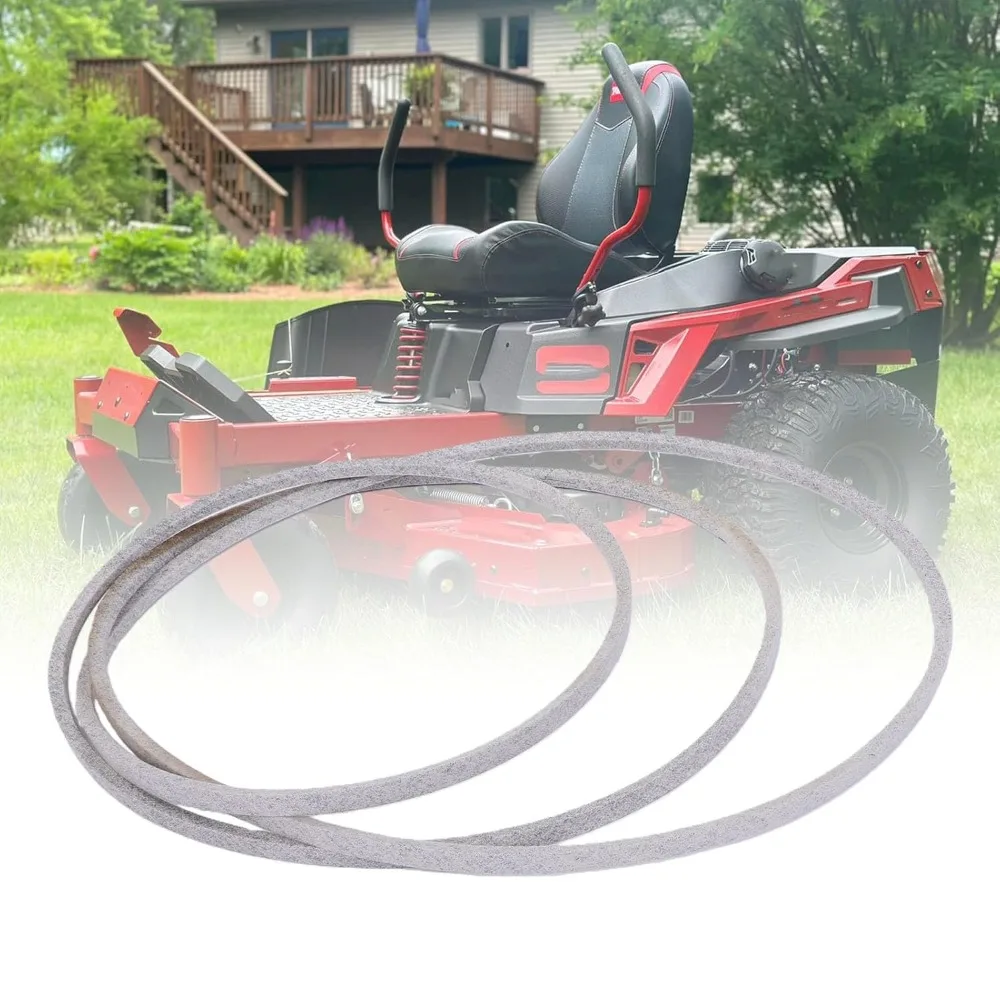 White Mower Deck Belt Rubber Compact Zero Turn Mowers Aramid Fiber for QSS708GEM50200 QTE708GEM50200 QTS708GEM50200