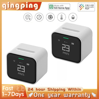Qingping Air Detector lite Screen Touch Operation CO2 PM2.5 PM10 Temperature Humidity Monitor Work With Mihome APP Apple HomeKit