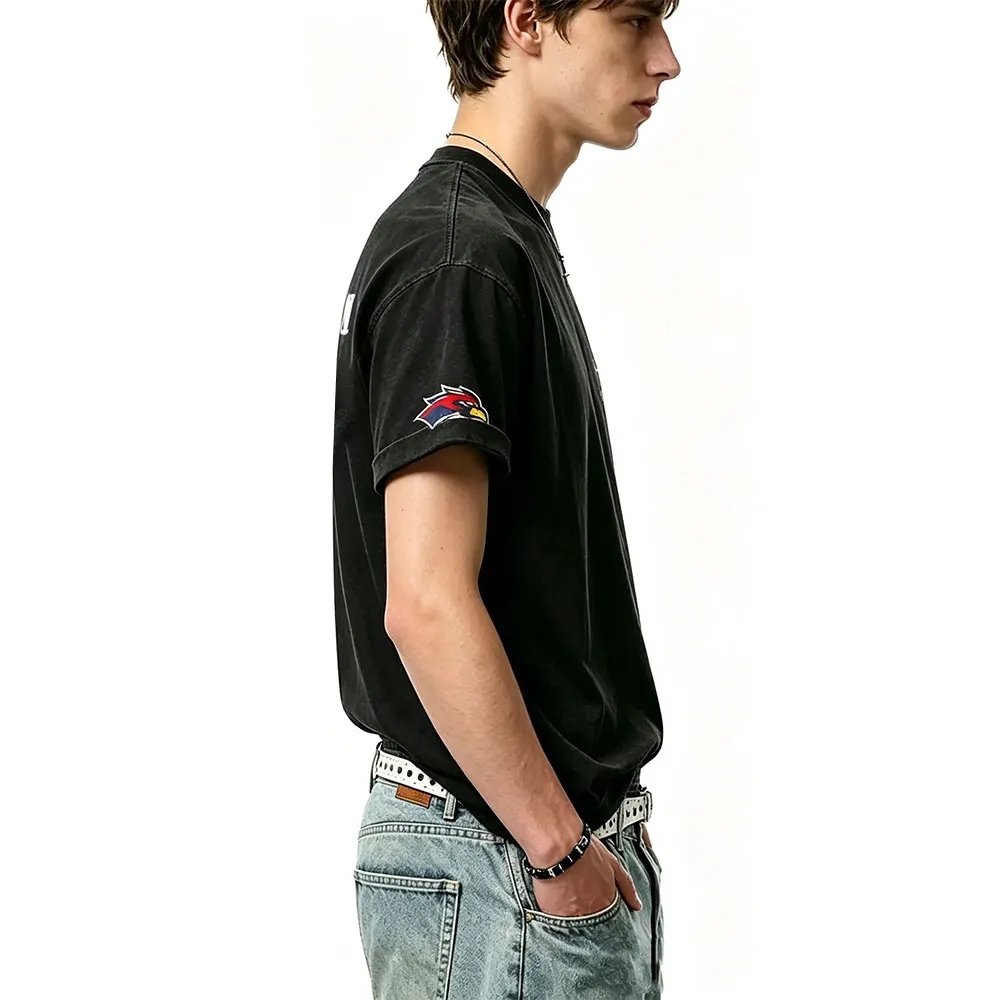 

Washed Vintage Off Campus Briar University Hockey Di Laurentis 66 Graphic T-shirt Men Fashion Oversized T-shirts Men's T Shirts