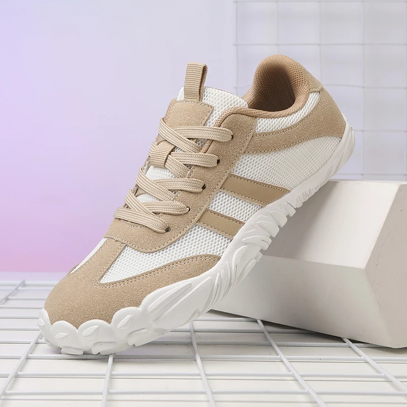 

New Wide-toe Men's Shoes Casual Soft Sole Wide-Toe Shoes Walking Sneakers Breathable Mesh Comfortable Barefoot Shoes Big Size 48