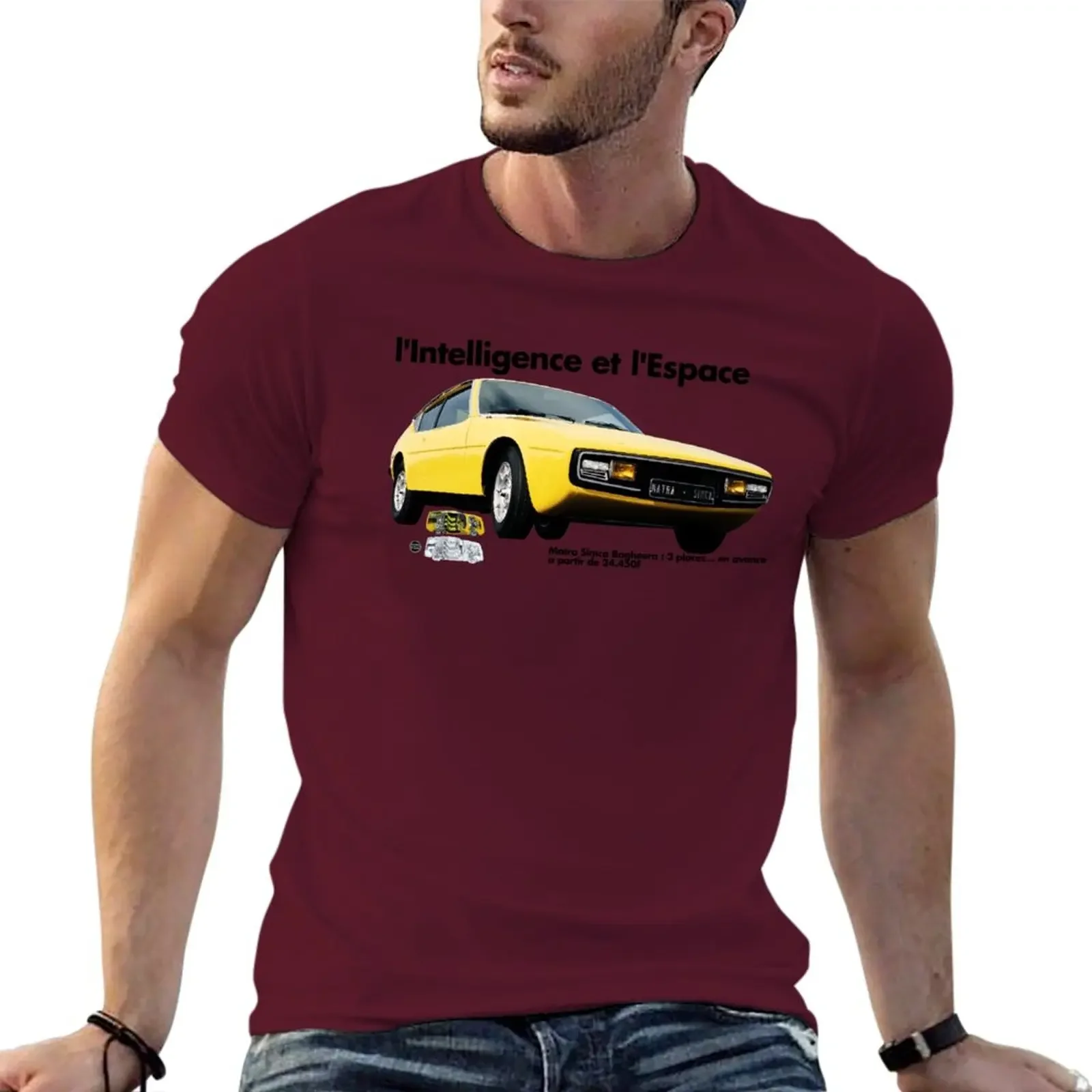 Aesthetic clothing Short sleeve custom tshirts design your own mens workout shirts MATRA SIMCA BAGHEERA T-Shirt graphic harajuku