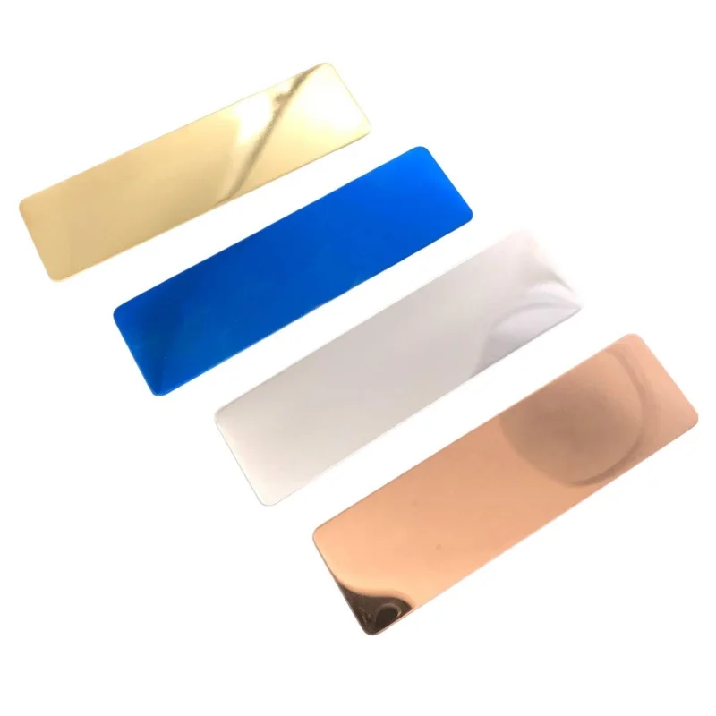 

90 шт., держатель для визитных карточек из нержавеющей стали, полированная сундук, бейдж для сотрудников