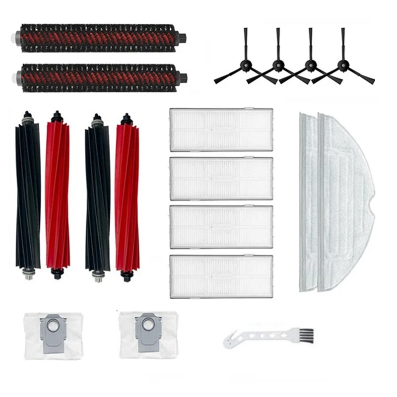 

Top Sale Side Brush Filter Mop Cloth Dust Bags Vacuum Cleaner Replacement Accessories For Roborock S8 / S8 + / S8 Pro / G20