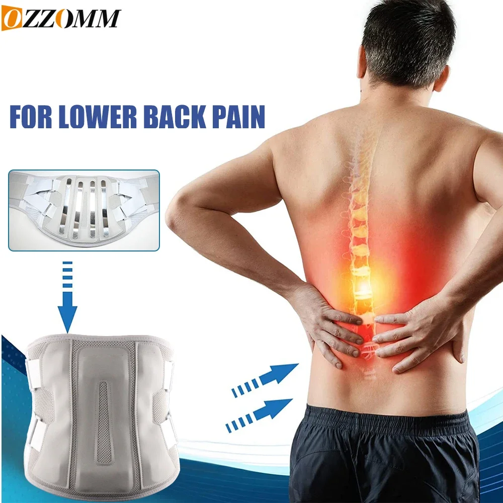 1PCS กลับรั้งสําหรับผู้หญิง/ผู้ชาย Lumbar Pad,เข็มขัดพยุงหลังสําหรับ Heavy Lifting,breathable Lumbar Support สําหรับ Herniated Disc