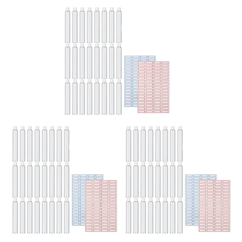 

B62B-72 шт. пустые алюминиевые тюбики для краски, 20 мл тюбики для краски для изготовления краски и магазина, оставшиеся краски, акрилового масла